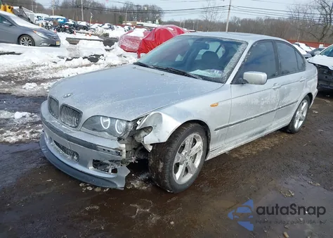 2004 BMW 330Xi из США, поврежденный, VIN WBAEW53434PN34202